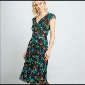 Eva Franco Glenna Sequined Dress